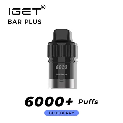 IGET Bar Plus 6000 Pod - Blueberry