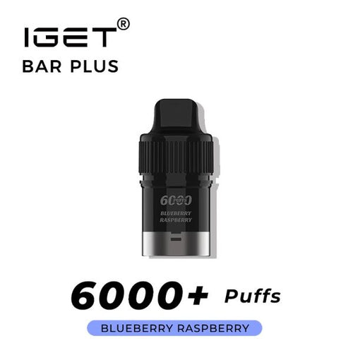 IGET Bar Plus 6000 Pod - Blueberry Raspberry