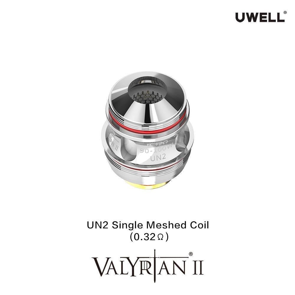 Uwell - Valyrian 2 Replacement Coils VALYRIAN Ⅱ UN2 Single Meshed Coil (0.32Ω)